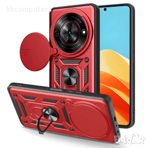 ZTE nubia Focus / Blade A75 5G Удароустойчив калъф с Протектор и Плъзгащ се капак за камерата, Магни, снимка 2 - Калъфи, кейсове - 52121175