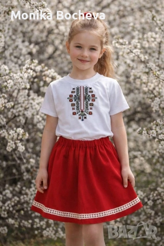 Детско комплектче с фолклорни мотиви