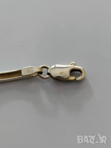 Сребърна гривна, снимка 5 - Гривни - 54267823