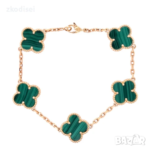Златна дамска гривна Van Cleef & Arpels 10,60гр. 18,0см. 14кр. проба:585 модел:32145-4
