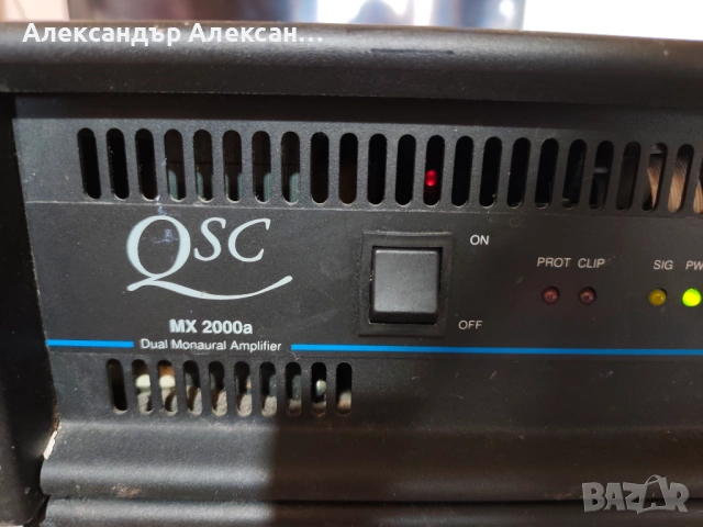 QSC 2000a, снимка 4 - Ресийвъри, усилватели, смесителни пултове - 53836095