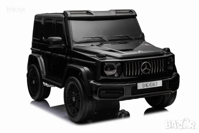 Двуместна джип G63 4X4 24V батерия,MP3, с меки гуми с Кожена седалка, снимка 8 - Детски велосипеди, триколки и коли - 46818847