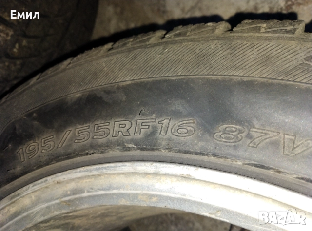 продавам гуми 16 цола рънфлет - 195-5516 форд фокус, снимка 4 - Гуми и джанти - 52611081