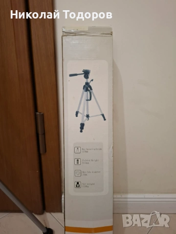 Трипод за фотоапарат и камера THUNDER 610 - 1570 мм, снимка 3 - Чанти, стативи, аксесоари - 53997466