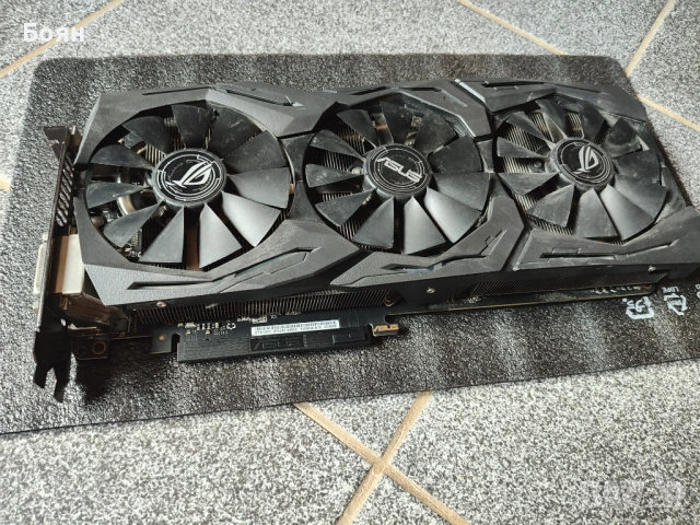 Видеокарта Asus GeForce GTX 1070 OC, снимка 2 - Видеокарти - 54183197