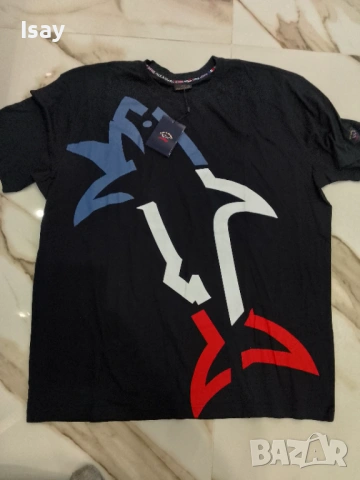 Мъжка тениска Паул Шарк 6ХЛ последен размер в тъмно син цвят 