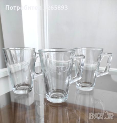 *Ново* Стъклени Чаши Baileys, снимка 4 - Чаши - 46445963