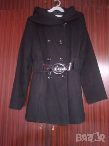 2 бр.дамски елегантни палта в черно, снимка 4 - Палта, манта - 44139577