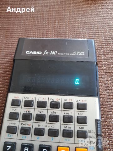 Стар калкулатор Casio FX 140, снимка 2 - Други ценни предмети - 45568573