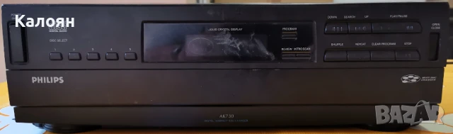 Продавам CD Philips AK730 (5-Disks CD Changer), снимка 1