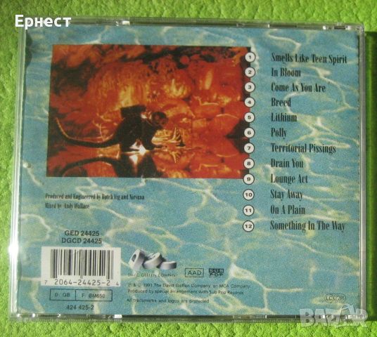 Nirvana – Nevermind CD, снимка 4 - CD дискове - 45957172