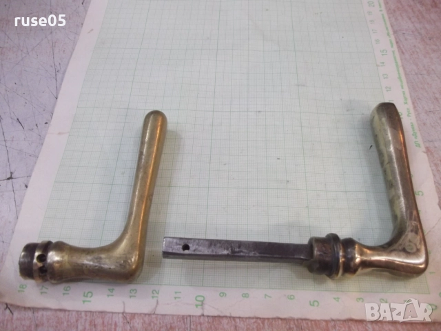 Дръжки и шилд бронзови стари за брава, снимка 7 - Други ценни предмети - 52915389