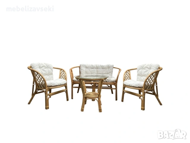 Нов! Ратанов комплект Бахама, снимка 10 - Градински мебели, декорация  - 53807158