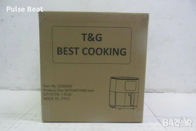 Air fryer 6 литра T&G Best Cooking 32850A0, снимка 5 - Фритюрници - 52030813