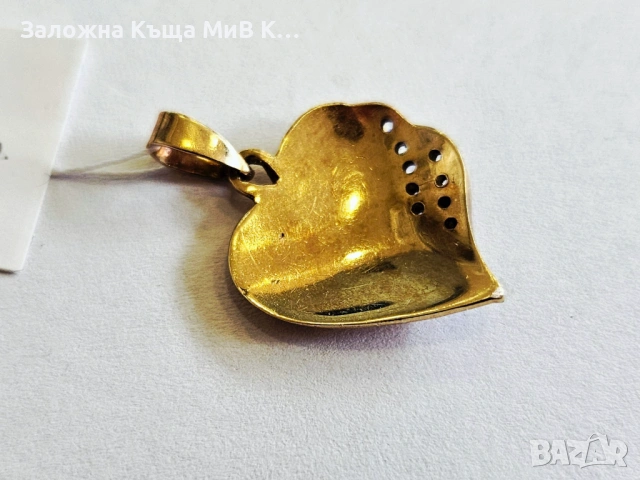 Златна висулка 3.12гр 00956-26/4, снимка 3 - Колиета, медальони, синджири - 54291185