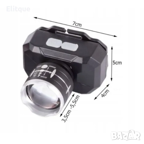 Водоустойчив фенер - челник за глава FL46, снимка 3 - Други - 52806480