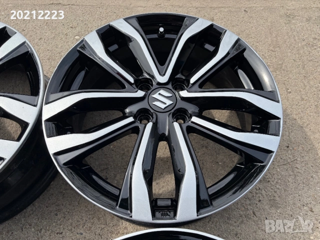 4 броя алуминиеви джанти за Suzuki Swift,Dzire,Ciaz,Baleno 16, снимка 9 - Гуми и джанти - 53995985