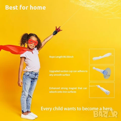 Spider Hero ръкавица изстрелваща паяжина , снимка 7 - Други - 51052753