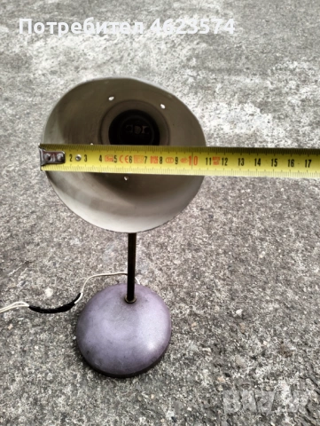 Стара настолна лампа, снимка 6 - Антикварни и старинни предмети - 53858778