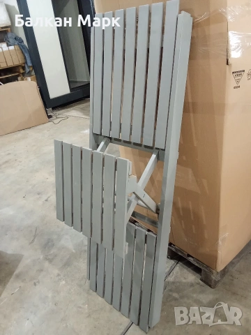 Дървена градинска пейка с масичка (150х50) – Внос от Германия