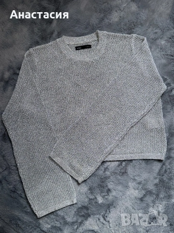 Дамска блестяща мрежеста блуза 