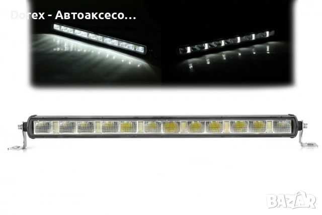 LED бар с насочена SPOT светлина - 60W, 4800lm, 12V-24V