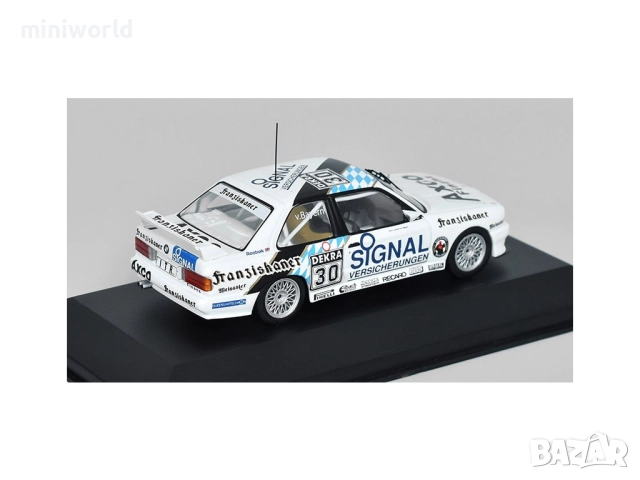 BMW M3 E30 n.30 Prinz von Bayern Team Isert DTM 1991 - мащаб 1:43 на CMR Models нов в PVC кейс, снимка 2 - Колекции - 52323418