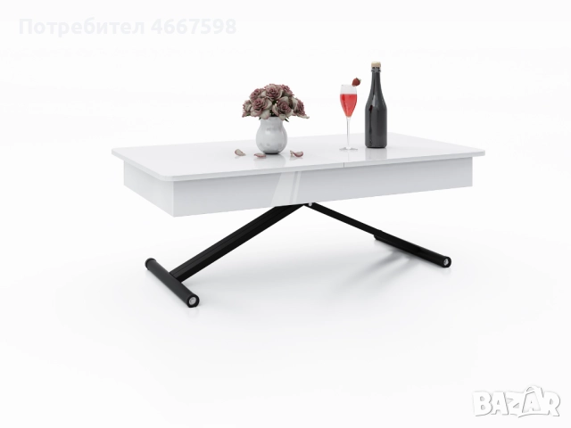 Разтегателна маса МОХИТО ПДЧ с повдигащ механизъм – трапезна, снимка 3 - Маси - 52891426