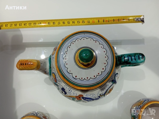 Керамичен италиански лот маркиран , снимка 6 - Сервизи - 52528024