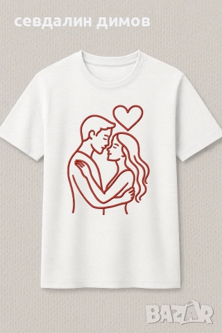 Тениска с бродерия