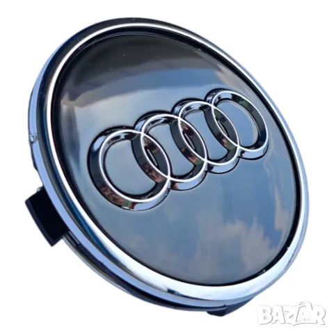 61мм Капачки за джанти АУДИ AUDI А3 А4 А5 А6 2016-2025г. 4M0 601 170 JG3 - ЧЕРНИ, снимка 2 - Аксесоари и консумативи - 49859450