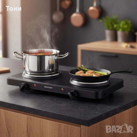 Двоен котлон SilverCrest - 2500W – две ястия едновременно, снимка 7 - Котлони - 51781693
