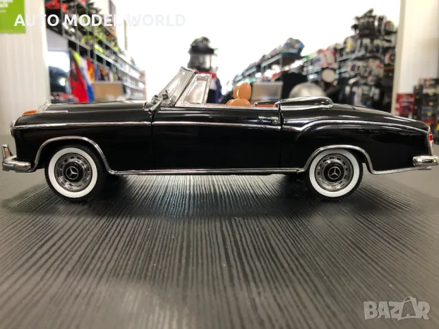 SUN STAR метална колекционерска количка MERCEDES-BENZ 220SЕ 1958 1:18, снимка 4 - Колекции - 47146023