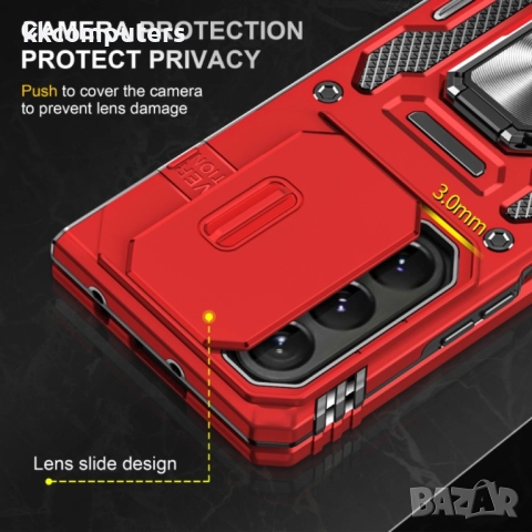 Samsung Galaxy Z Fold5 5G Удароустойчив Ring Holder Калъф и Протектор, снимка 12 - Калъфи, кейсове - 52382404