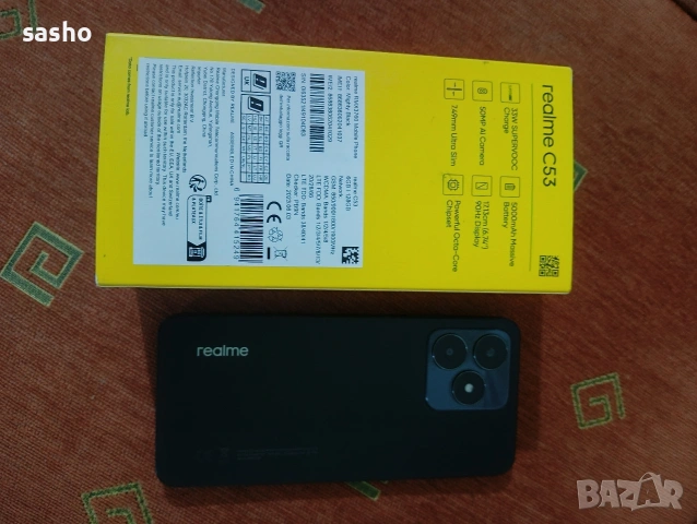 realme C53 6+12 ram 128 rom