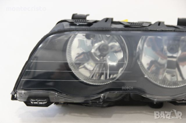 Ляв фар BMW E46 Serie 3 (1998-2001г.) BOSCH 6902745 / 63126902745 / 0301089205 Черен, снимка 3 - Части - 45702289