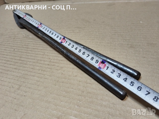 Стари Ковани Ковашки Клещи / ИМАТ ПУКНАТИНА! / НОМЕР 1765., снимка 8 - Антикварни и старинни предмети - 53991431