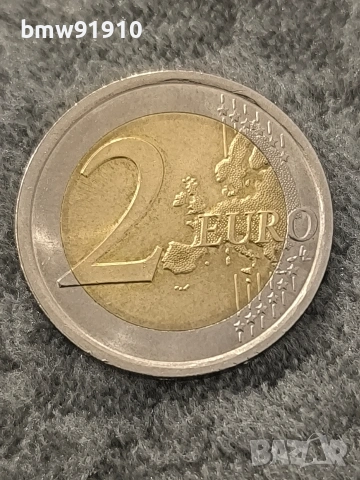 Италия 2 евро, снимка 2 - Нумизматика и бонистика - 53865571