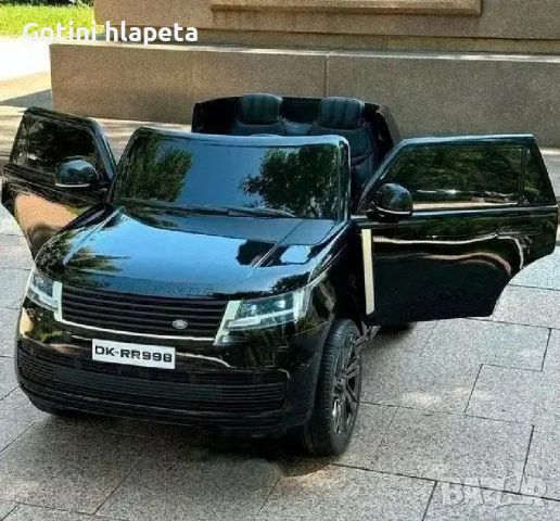 Двуместен джип Лицензиран Range Rover 24V батерия, C MP4, с меки гуми, снимка 11 - Детски велосипеди, триколки и коли - 46663524