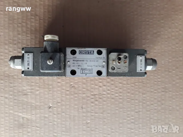 хидравличен разпределител ORSTA, снимка 2 - Резервни части за машини - 49850256