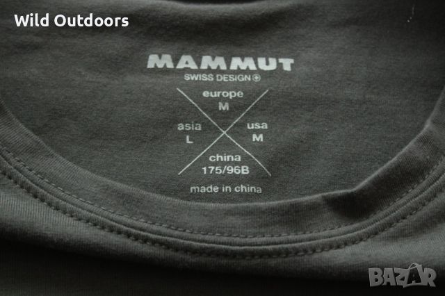 MAMMUT - мъжка спортна тениска, размер М, снимка 3 - Спортни дрехи, екипи - 45853620