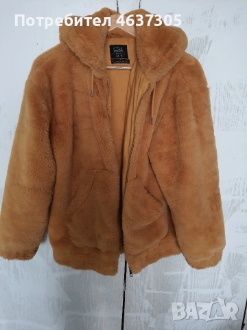 марково зимно яке от еко косъм, снимка 3 - Якета - 53665877