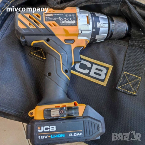 Акумулаторен винтоверт JCB 18DD-2X-E Гаранция!!!, снимка 3 - Винтоверти - 53736426