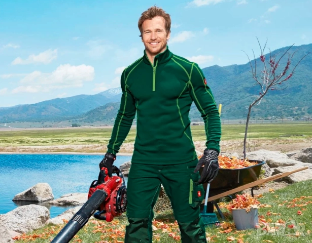 Engelbert Strauss Термо Еластичен Функционален ТЕРМО ПУЛОВЕР / блуза  размер М, снимка 6 - Спортни дрехи, екипи - 52216729