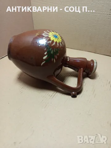 Соц Стара Глинена Стомна Бардуче., снимка 6 - Антикварни и старинни предмети - 50393773