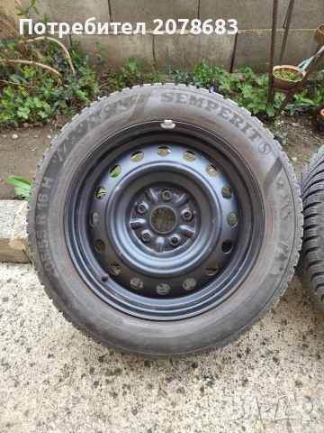 Продавам джанти със зимни гуми за Тойота 205/55/16, снимка 5 - Гуми и джанти - 54074217