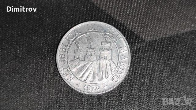 10 лири - FAO (Сан Марино, 1974), снимка 2 - Нумизматика и бонистика - 51007021