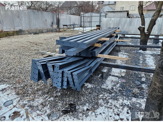 Метално хале - ригел - метална конструкция 12х20м , снимка 8 - Индустриална техника - 54070636