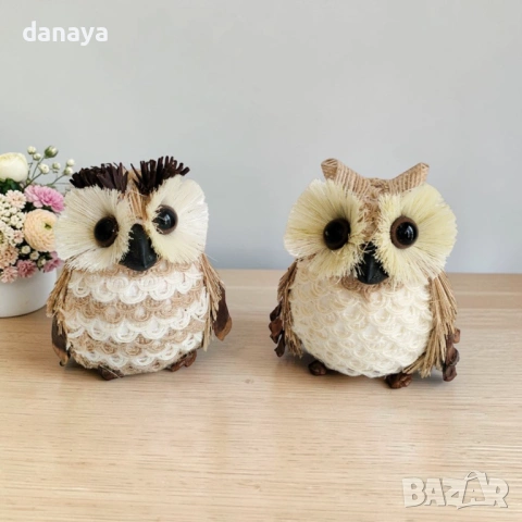 6489 Сувенир Сова декоративна фигурка бухал, 10 см, снимка 3 - Статуетки - 53734328