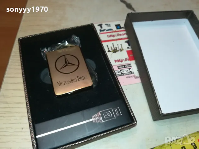 MERCEDES-GOLD ЗАПАЛКА USB 2708241006, снимка 2 - Запалки - 47036354